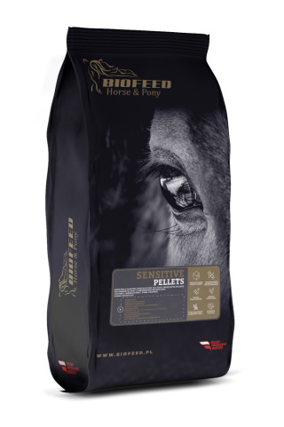 BIOFEED Horse & Pony Sensitive Pellets Grain Free 25 kg Mieszanka Paszowa