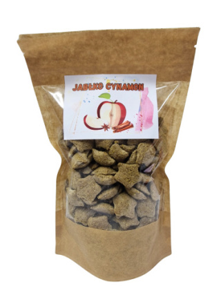 Ciastka dla koni - jabłko i cynamon 0,5 kg