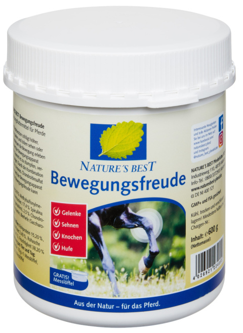 NATURE’S BEST Bewegungsfreude 600 g – MSM – radość z ruchu
