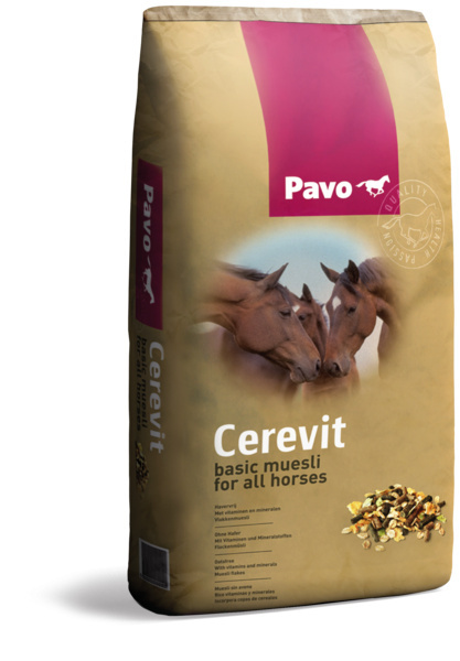 PAVO Cerevit 15 kg – Musli podstawowe bez owsa dla wszystkich koni i kuców PAVO Cerevit 15 kg – Musli podstawowe bez owsa dla wszystkich koni i kuców