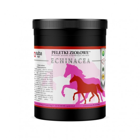 Zioła dla koni wspomagające odporność "Echinacea" 1300g Zioła dla koni wspomagające odporność "Echinacea" 1300g