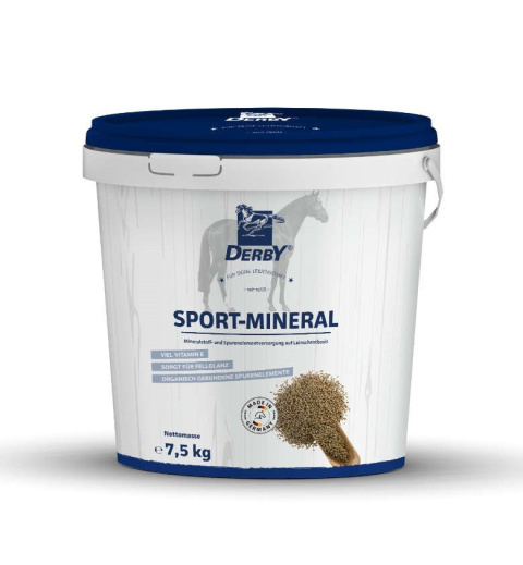 DERBY Sport-Mineral 7,5 kg - mieszanka mineralna z witaminami dla koni sportowych DERBY Sport-Mineral 7,5 kg - mieszanka mineralna z witaminami dla koni sportowych