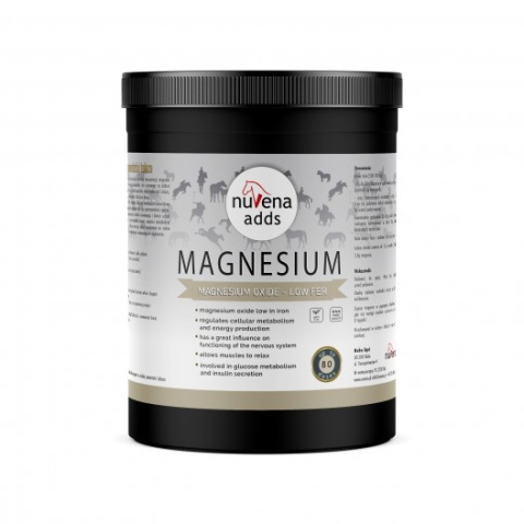 NuVena - Magnesium Low Fer 1200g - magnez dla koni - niska zawartość żelaza NuVena - Magnesium Low Fer 1200g - magnez dla koni - niska zawartość żelaza